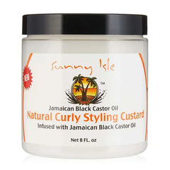 Sunny Isle Jamaican Black Castor Oil Curly Styling Custard 8oz