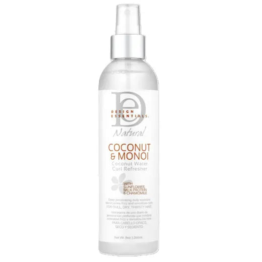 Design Essentials Coconut & Monoi Coconut Water Curl Refresher 266ml