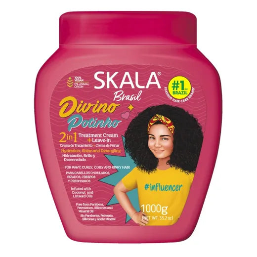 Skala Brasil Hair Treatment Cream Divino Potinho 1000g