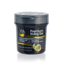 Via Natural Premium Styling Gel Protein with Camellia Oil 226g