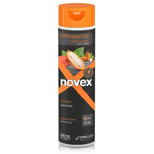Novex SuperHairFood Cocoa & Almond Shampoo 300ml