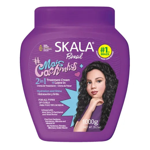 Skala Brasil Hair Treatment Cream More Curls 1000g