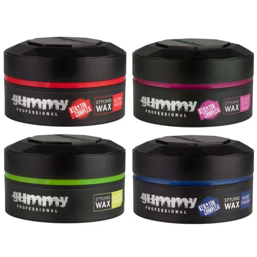 Gummy Styling Wax 4x150ml Set