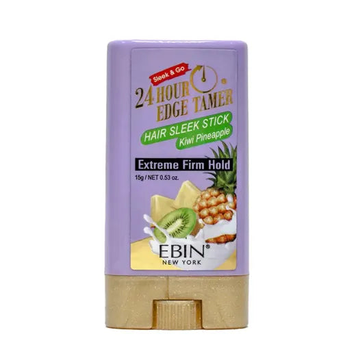 EBIN 24 Hour Edge Tamer Sleek Hair Wax Stick Kiwi Pineapple 15g
