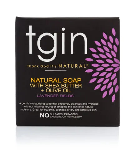 TGIN Natural Soap With Shea Butter + Olive Oil Lavender Fields