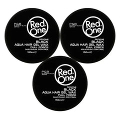 RedOne 3x Black Aqua Hair Wax Full Force 150ml