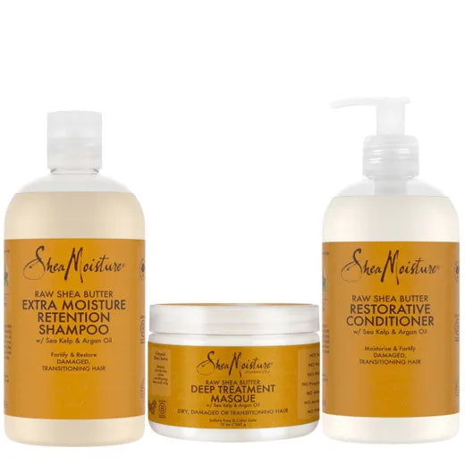 Shea Moisture Raw Shea Butter Trio Set