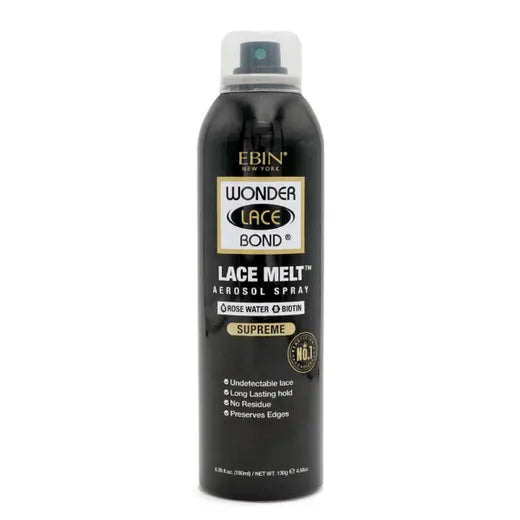 EBIN Wonder Lace Bond Lace Melt Aerosol Spray Rosewater 80ml