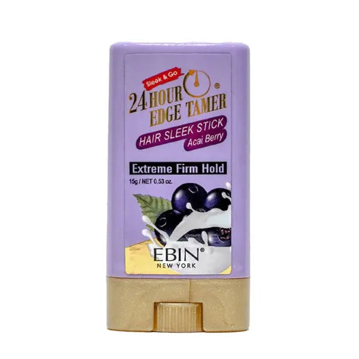 EBIN 24 Hour Edge Tamer Sleek Hair Wax Stick Acai Berry 15g
