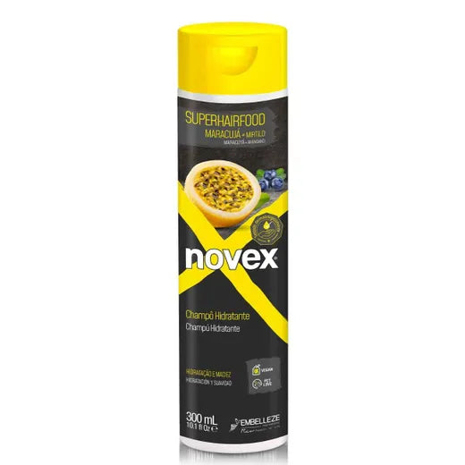 Novex SuperHairFood Passion Fruit & Blueberry Shampoo 300ml