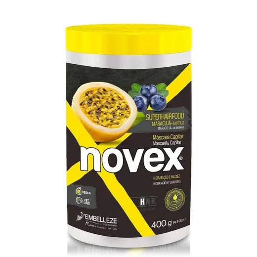 Novex SuperHairFood Passion Fruit & Blueberry Mask 400g