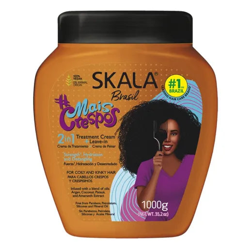 Skala Brasil Hair Treatment Cream for Curly Hair 1000g