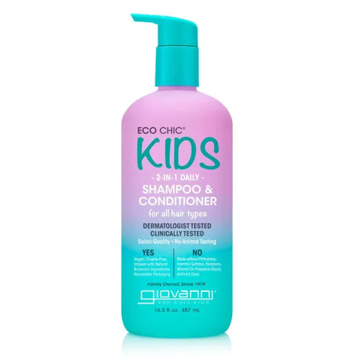 Giovanni Eco Chic Kids 2-in-1 Shampoo & Conditioner 487ml