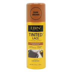 EBIN Tinted Lace Aerosol Spray Dark Brown 80ml