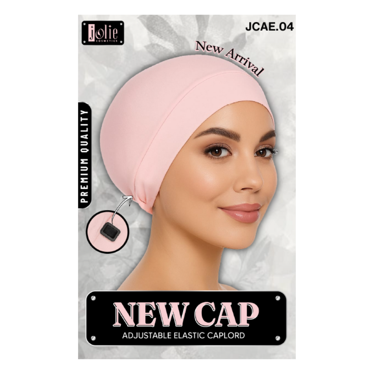Jolie - Adjustable Elastic Caplord - Light Pink