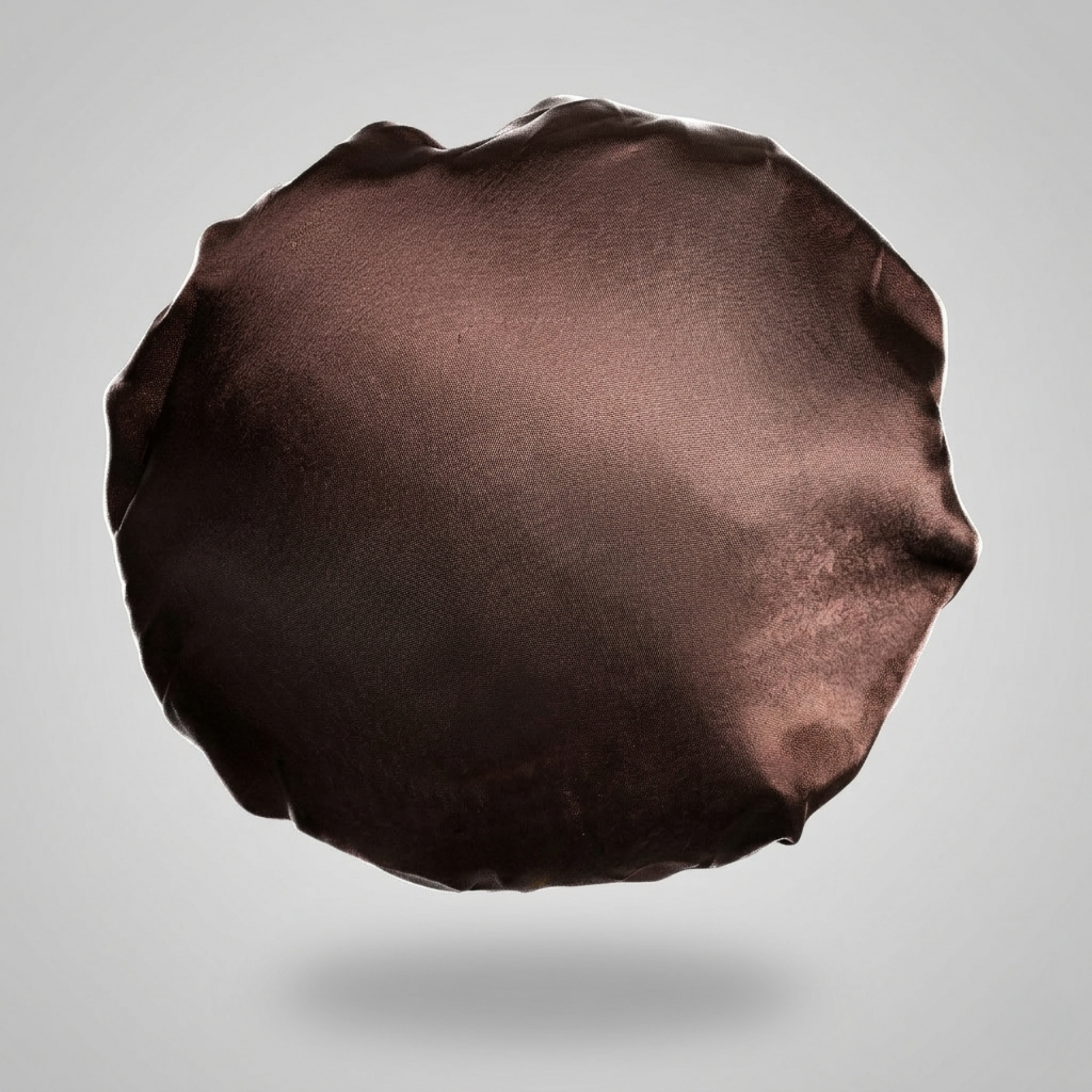 Jolie - Satin Sleep Cap - Brown