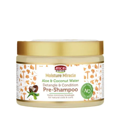 African Pride Moisture Miracle Aloe & Coconut Water Pre-Shampoo 340g