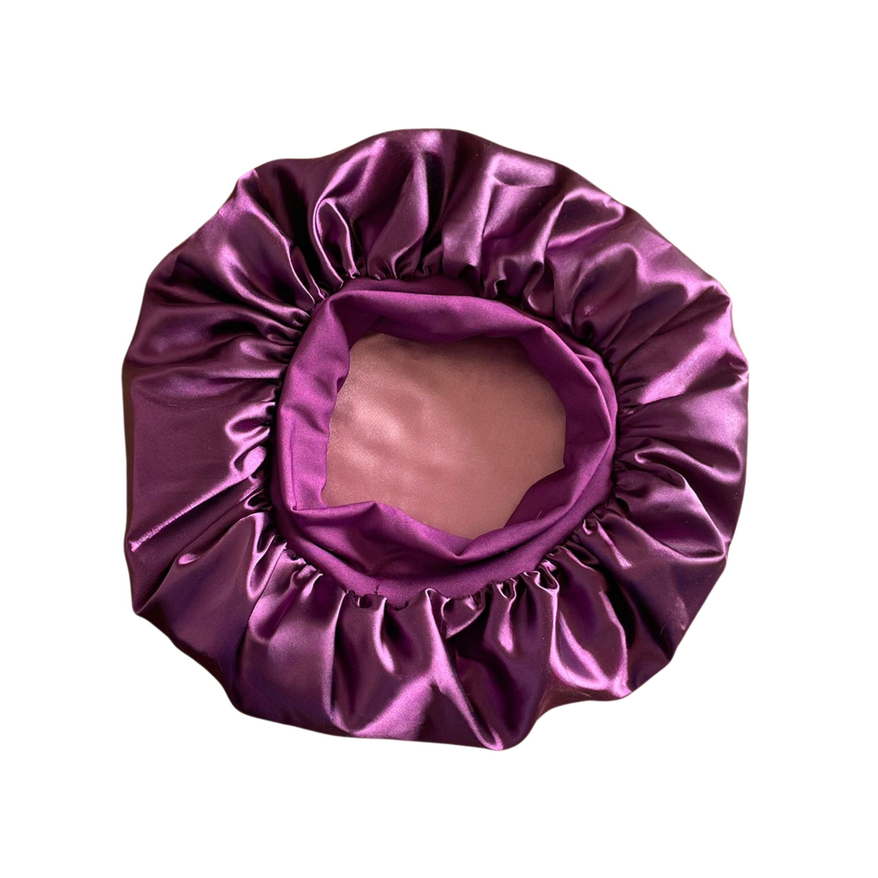 Jolie -Double Lined Satin Cap - Pink