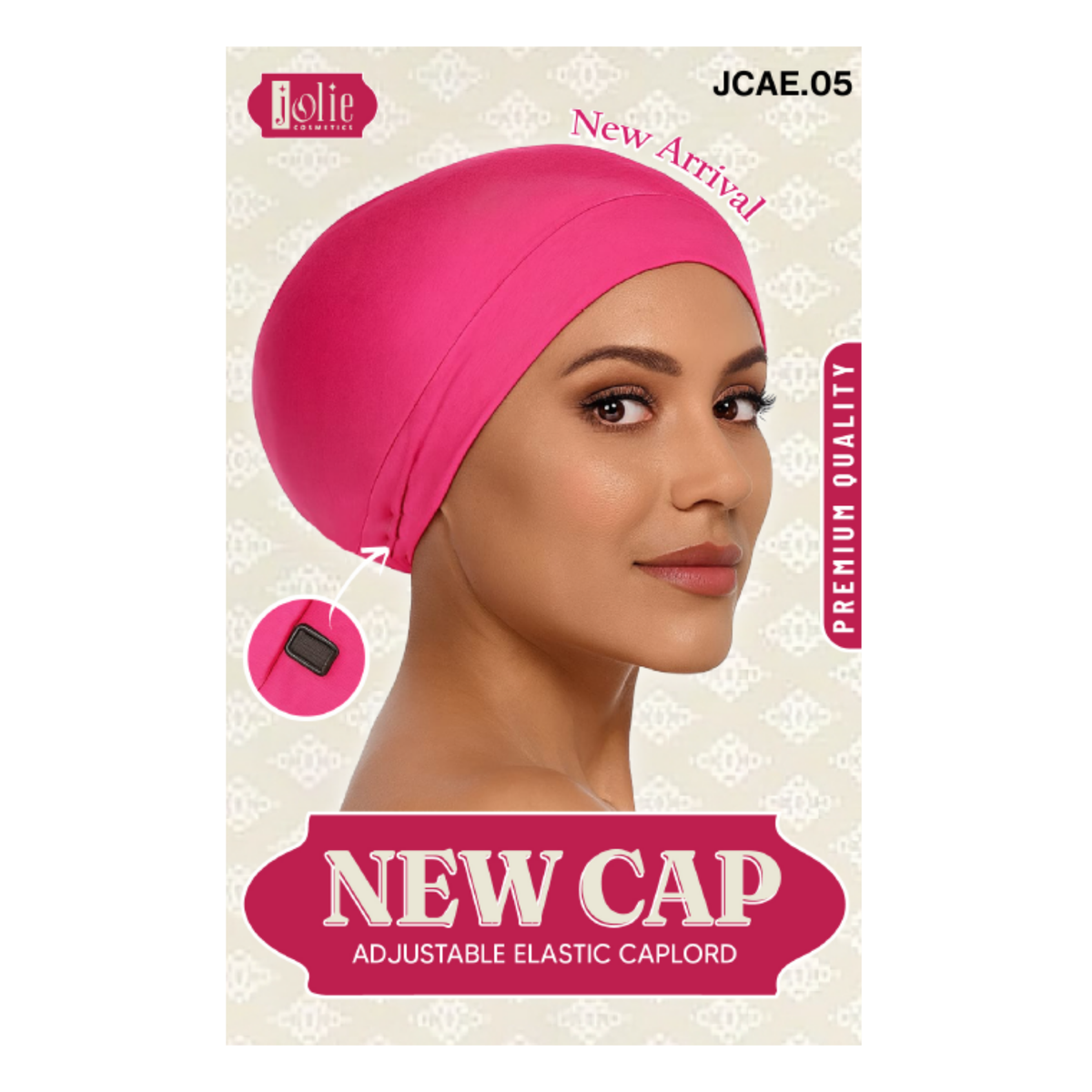 Jolie - Adjustable Elastic Caplord - Pink
