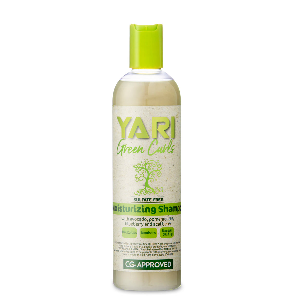 Yari Green Curls Sulfate-Free Moisturizing Shampoo