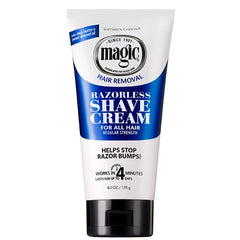 Razorless Shave Cream - Regular Strength Shaving Cream, 6 oz.