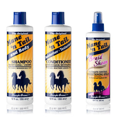 Mane 'n Tail Original Formula Shampoo & Conditioner with Braid Sheen (3-Pack)