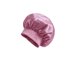 Jolie - Silk Bonnet Large Sleep Cap - Light Pink