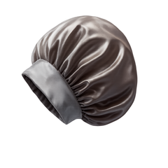 Jolie - Silk Bonnet Large Sleep Cap - White