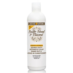 Creme of Nature Butter Blend & Flaxseed Rinse-Out & Leave-In Conditioner 12oz
