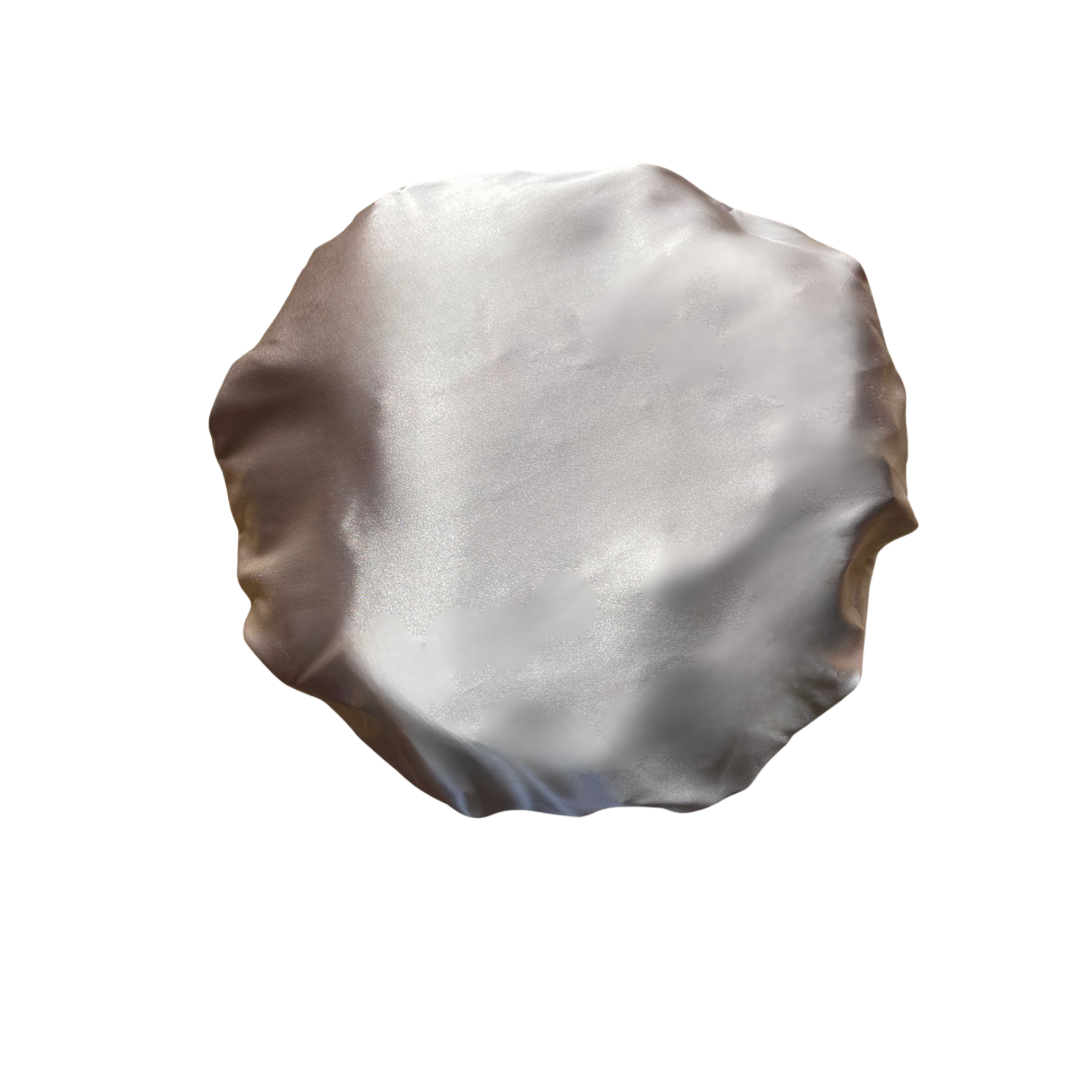 Jolie - Silk Bonnet Large Sleep Cap - White