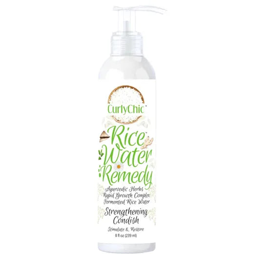CurlyChic Rice Water Remedy Strengthening Deep Condish 239ml