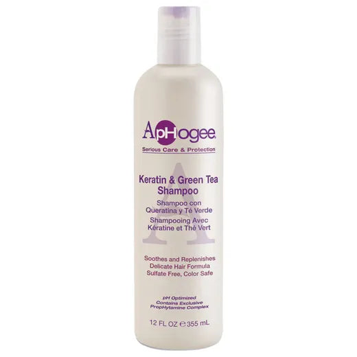 ApHogee Keratin & Green Tea Shampoo 355ml