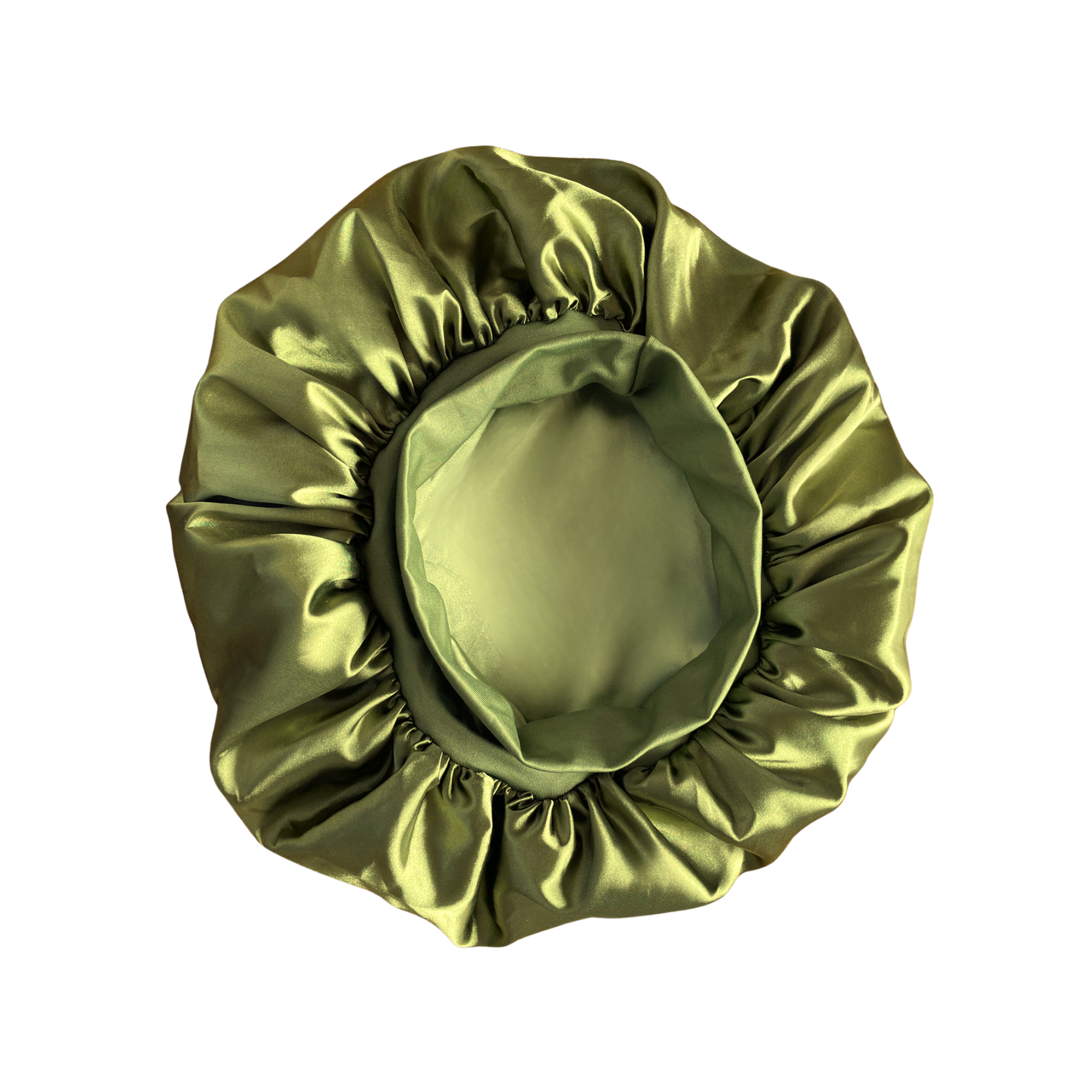 Jolie - Double Lined Satin Cap - Green