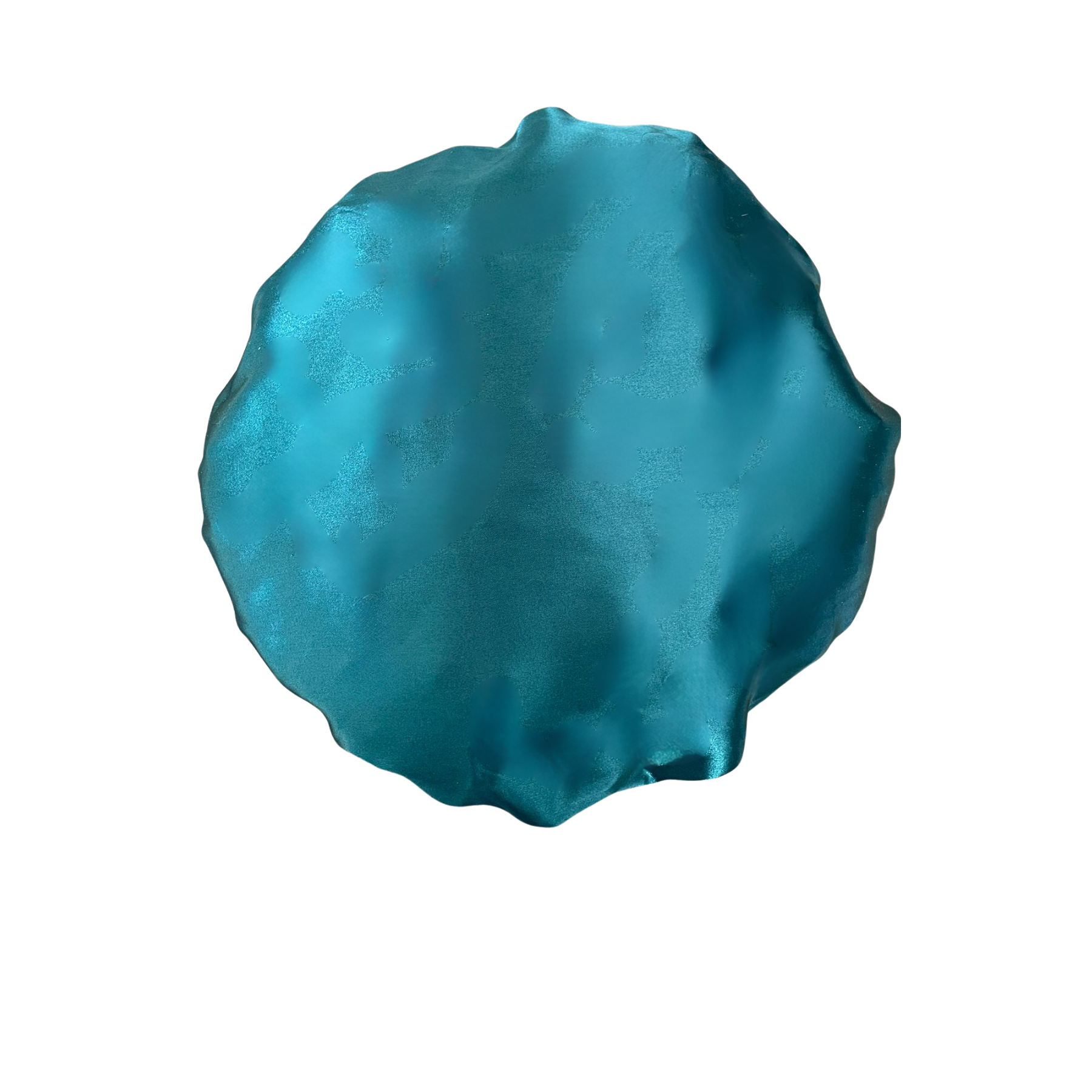 Jolie - Silk Bonnet Large Sleep Cap - Blue