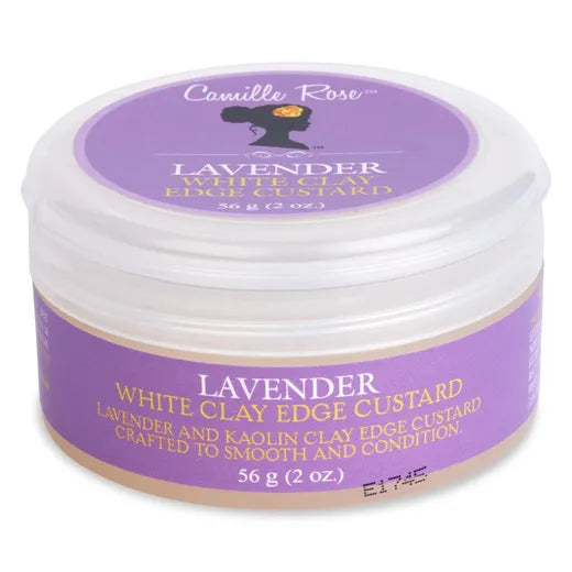 Camille Rose Lavender White Clay Edge Custard 2oz