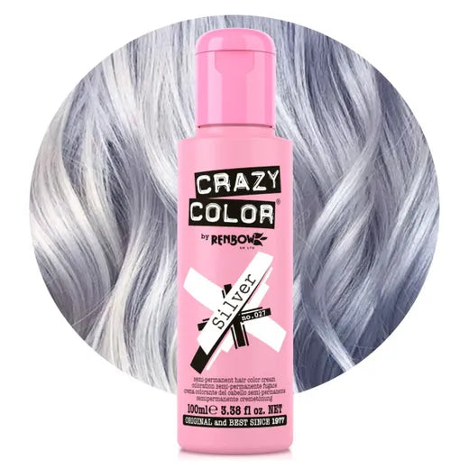 Crazy Color Semi-Permanent 027 Silver 100ml