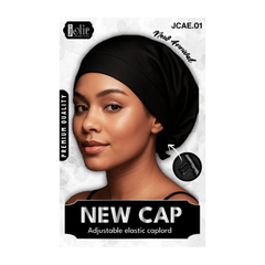 Jolie - Adjustable Elastic Caplord - Black
