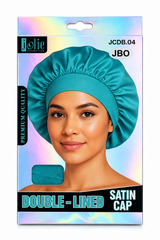 Double-lined satin cap
