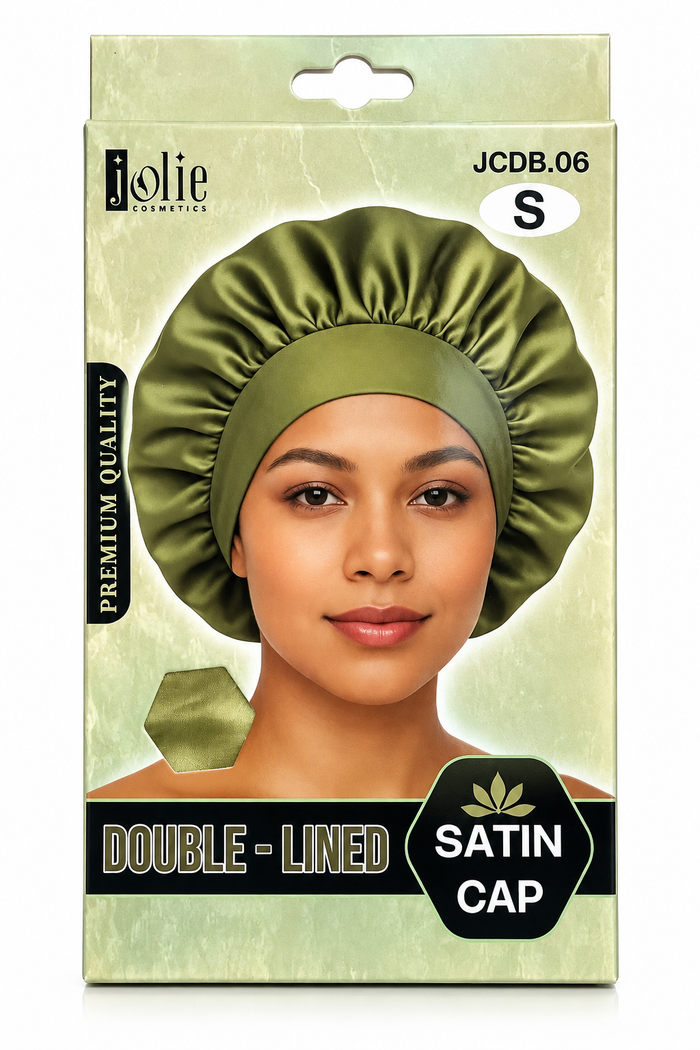 Double lined satin cap