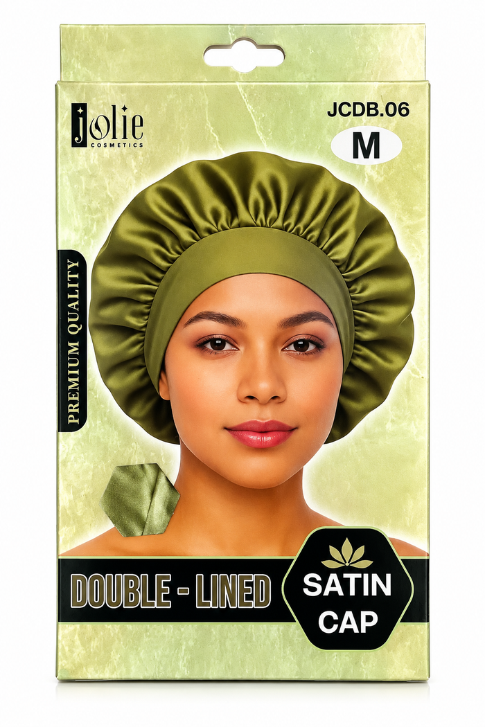 Double lined satin cap
