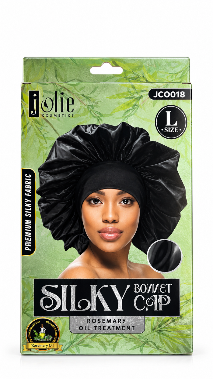 Silky bonnet cap rosemary oil treatment