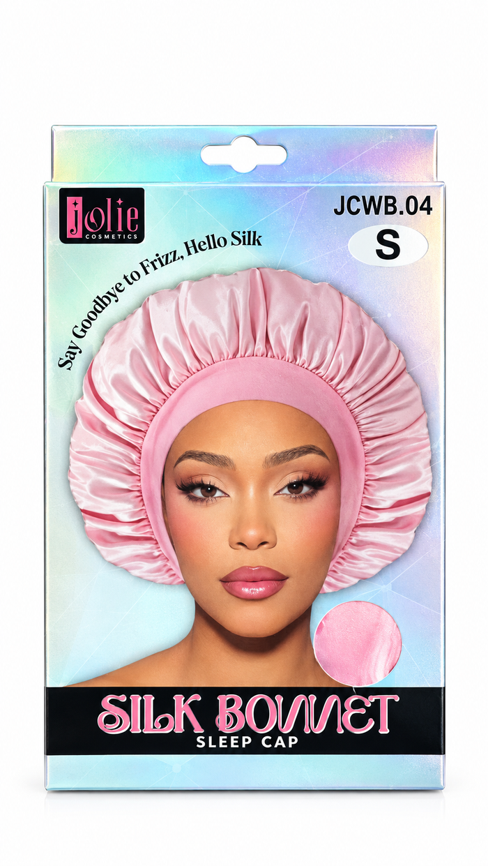 Silky bonnet sleep cap