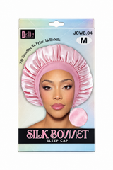 Silky bonnet sleep cap