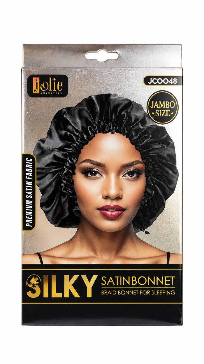 Silkysatin bonnet broid bonnet for sleeping
