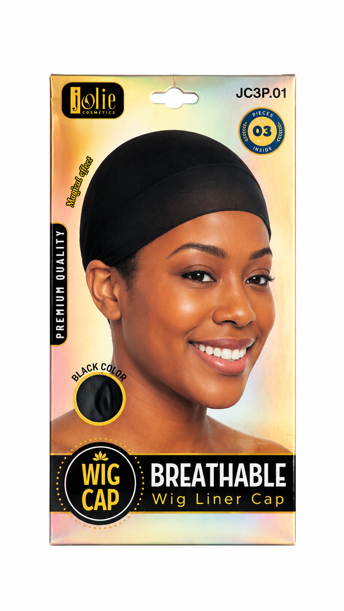 Breathable wig liner cap