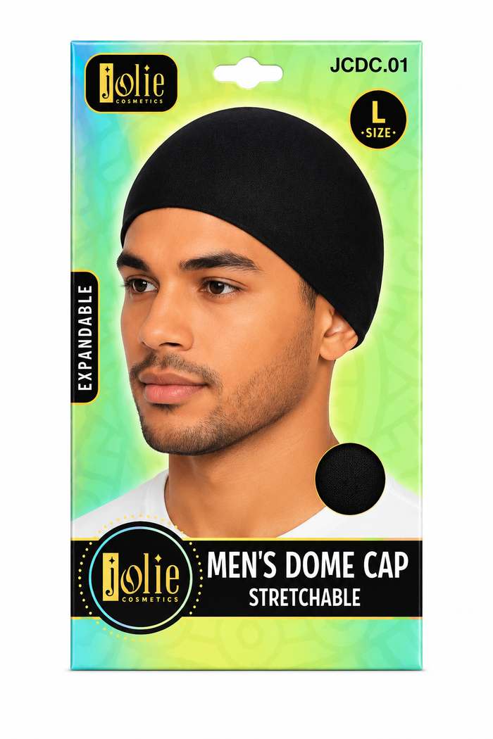 Men's dome cap stretchable