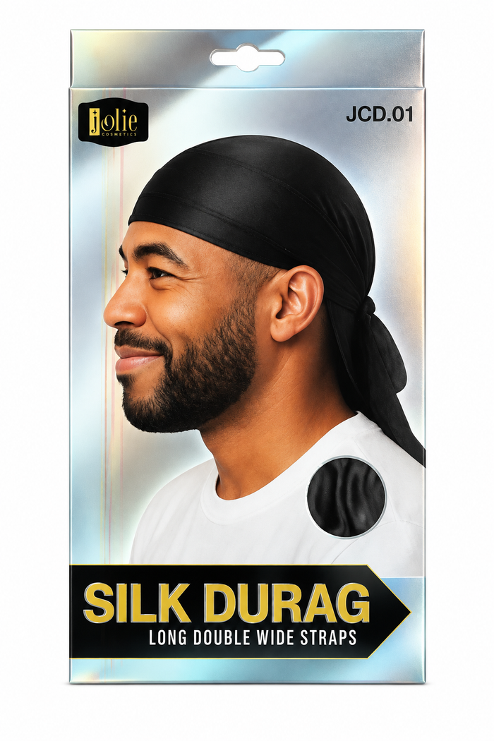 Silk durag log double wide straps