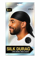 Silk durag log double wide straps
