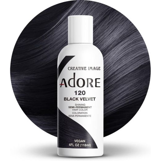 Adore Shining Semi-Permanent Hair Color 120 Black Velvet