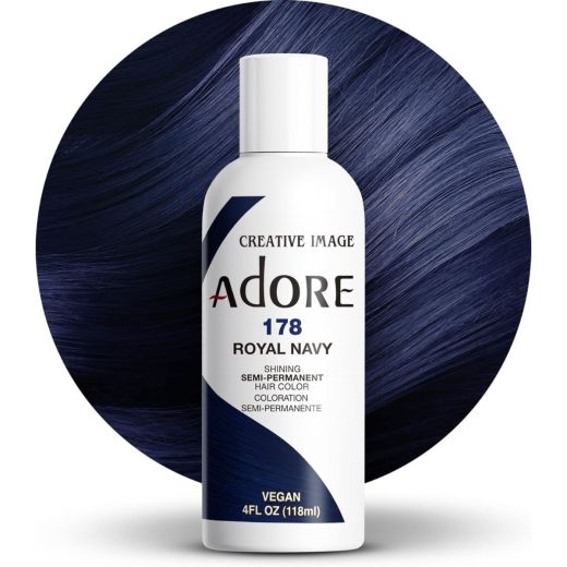 Color 178 Adore Shining Semi-Permanent Hair Color 178 Royal Navy – joliecosmeticseu